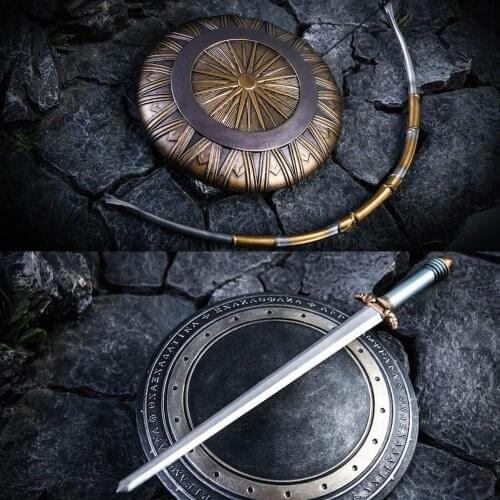 20DT13A/B 1/6 Scale Female Solider Figure Sword Shield Bow Arrow Weapon Accessory Model for 12 inches Action Figure