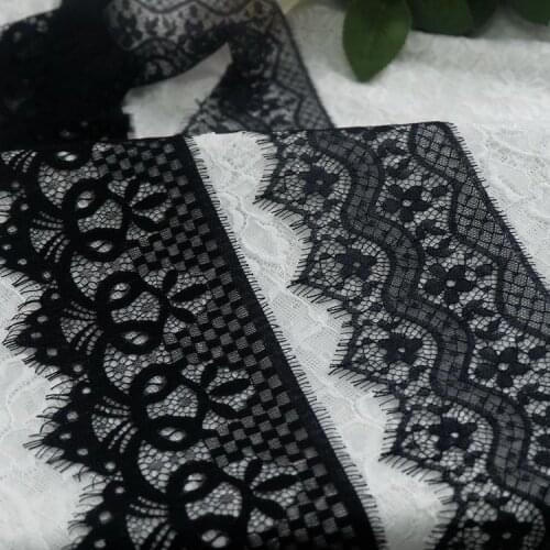 3meter high-quality unilateral eyelashes lace DIY skirt dress lengthening stitching wedding veil decoration accessories