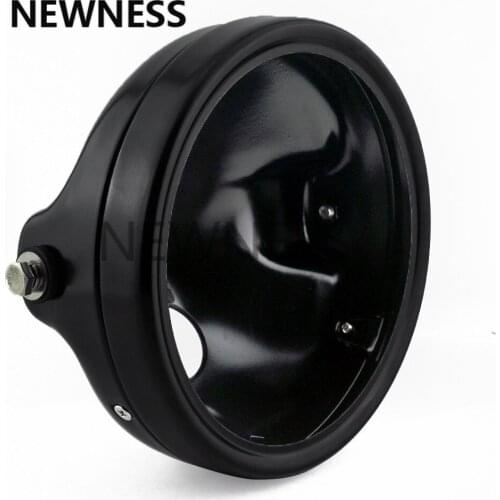 7" Motorcycle Street-Bike Headlight Housing Headlamp Housing Light Bucket For Harley Custom 7 Inch Shell Lighthouse Universal