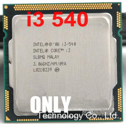Free shipping intel Core i3 540 Processor 3.06GHz 4MB Cache LGA1156 Desktop CPU