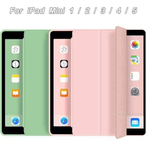 For iPad Mini 5 Case ipad mini 4 Case For iPad mini 1 2 3 case Funda for iPad Mini 2019 soft Smart Auto Sleep Wake Cover capa