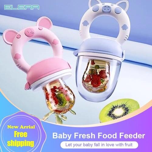 Baby Fresh Food Feeder Pacifier Teether Eat Fruit Vegetable Juice Teething Stick Toys Pacifier Grade Silicone Safe And Health