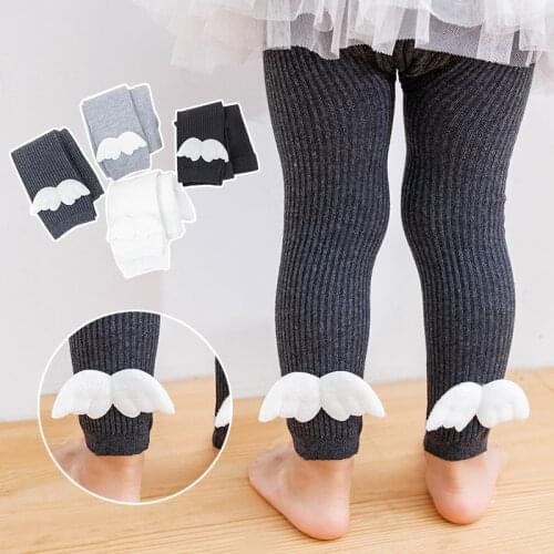 Toddler Baby Kids Soft Cotton Angel Wings Pantyhose Tights Hosiery Children Knitting Cute Pants Clothing