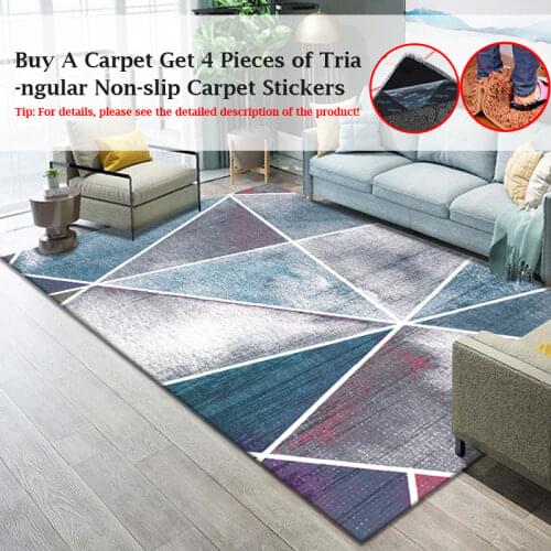 Living Room Carpet Non-slip Floot Washable Bedroom Large Area Rug Modern Printing Floor Carpet For Parlor Mat Modern Lounge Rug
