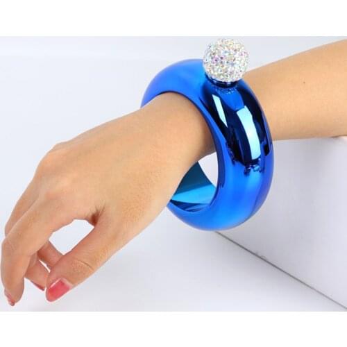 Creative Stainless Steel Bracelet Flasks Portable Wine Whisky Hip Flask Pot Flagon Drinking Bottle Kitchen Wine Pocket Container