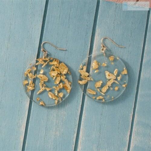 Round Disc acrylic earrings, Acetate earrings, Statement earrings, Dainty earrings, Geometric earrings, Outline earrings, Large