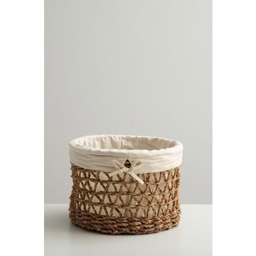 İskandinav baskets Ramona Round Basket L Natural wicker basket