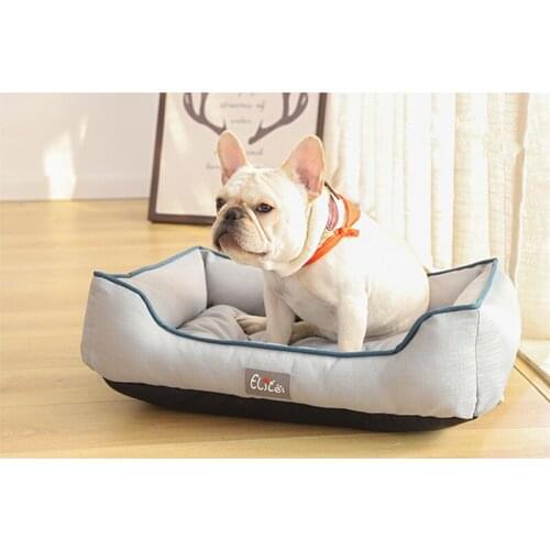 Oxford Soft Pet Bed Warm Dog Bed Small Medium Dog for Cats Dogs Puppy Cotton Kennel Pet Bed Removable Washable Sofa