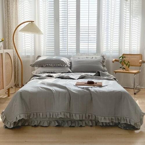 Antibacterial cotton Linens soft Bedspread on the bed linen quilted blanket Bedspreads for bed covers Sofa cover bed Plaid Quilt