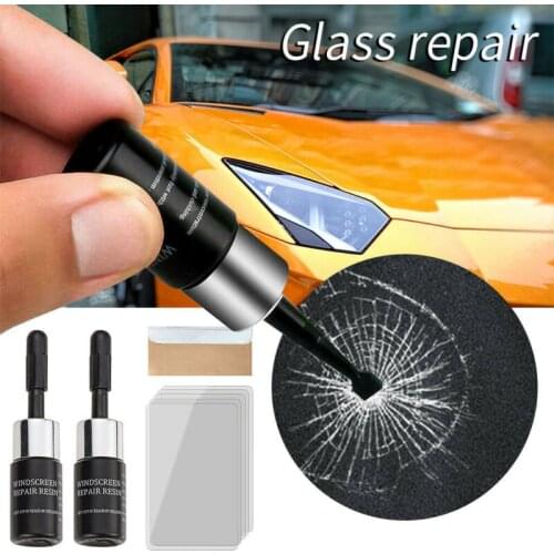 Car Windshield Repair tool DIY Window screen Windscreen Glass Scratch Crack spot Restore Kit dropshipping resin blade strips
