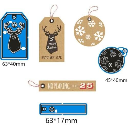 New Cutting DIES creative tags Stencil DIY Scrapbook Photo Album Embossing Decor Paper Card Craft Template