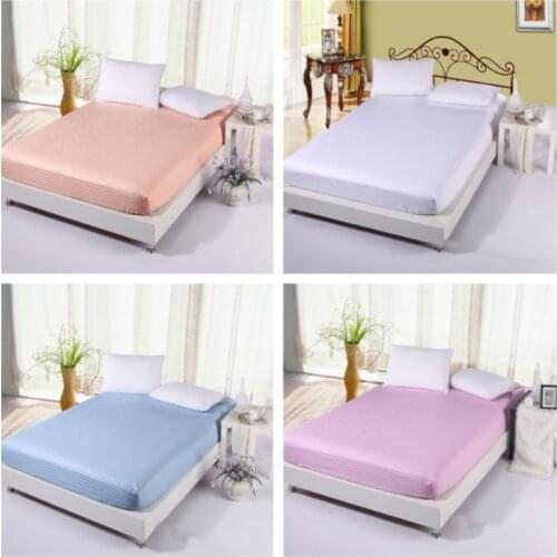100% Cotton Multi Size Solid Bedspread coverlet coverlet Mattress Protector Cover Bed Pads Changing Mat for Adult Free Shipping