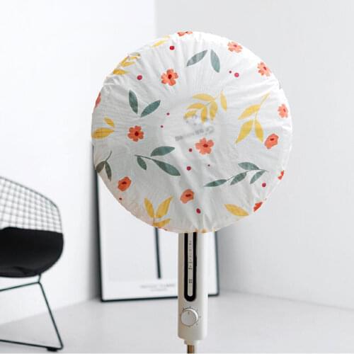 Floral Electric Fan Guard Circle Dust Cover For Household Protection Cap Dustproof Fan Cover Round Home diameter 45cm