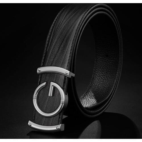 2021 G Letter Fashion Mens Belt Cowhide Leather Luxury Brand Designer Casual Belt High Quality Ceinture Homme