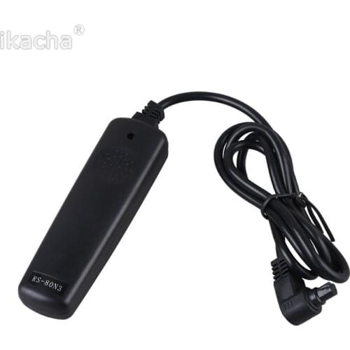 RS-80N3 Shutter Release Cable Remote Switch Control Cord Fits For Canon 5DS 5DSR 5D2 5D3 6D 7D 7D2 50D 40D 1DX 1D4