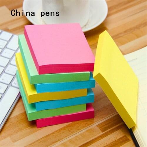 100 page Self Adhesive Memo Pad Memo Sticker Family and Sticky Notes it Marker Student School office Supplies