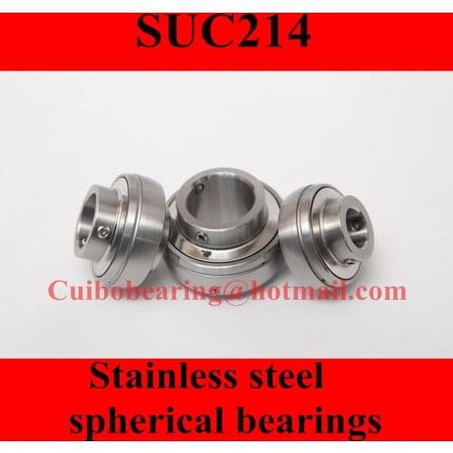 Stainless steel spherical bearings SUC214 UC214