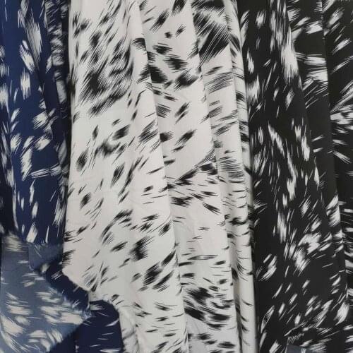 Chiffon Fabric Elastic Soft dropping Trousers Dress Shirt Material DIY Dress blouse fabric