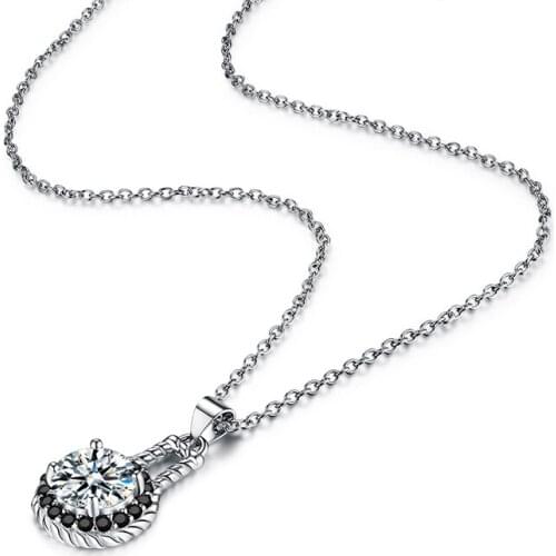 SODROV Romantic Arrive 925 Sterling Silver Fine Jewelry Trendy Engagement necklaces & pendants for Women P015