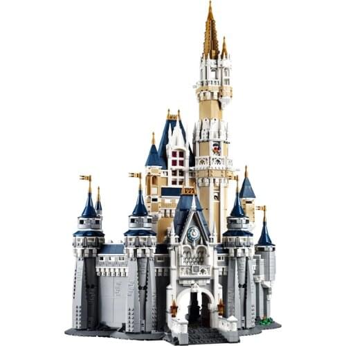 Compatible 71040 16008 4080Pcs Princess Creator Castle Building Blocks Kits Bricks Sets Educational City Toys For Girl Chil
