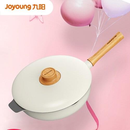 Light Luxury Non-Stick Pan Gas Stove Suitable for Flat Bottom Less Lampblack Induction Cooker Household Wok