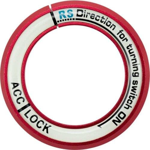 1PC Luminous Key Ring Decor Sticker Car Styling Lgnition Switch Protective Sticker Auto Interior Circle Light Decoration