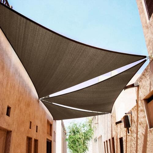Triangular Waterproof Outdoor Awnings Waterproof Sun Shelter Sunshade Protection Outdoor Canopy Garden Patio Pool Shade Sail