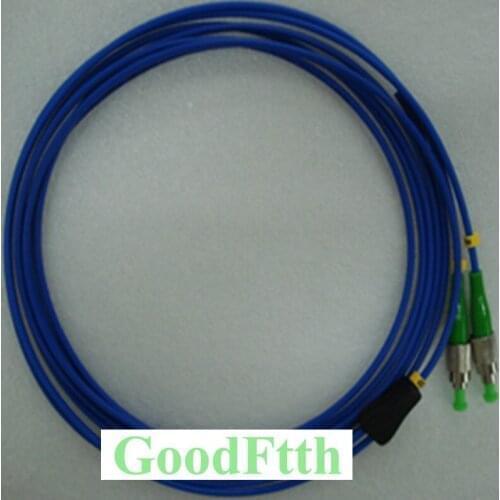 Fiber Optic Armoured Armored Pigtail FC/APC SM Duplex GoodFtth 20-50m 2pcs/lot