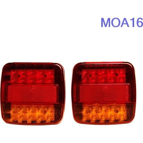 107x102x30mm 12V Trailer Truck 20 LED Taillight Brake Stop Turn Signal Indicator Light Lamp New Arrival