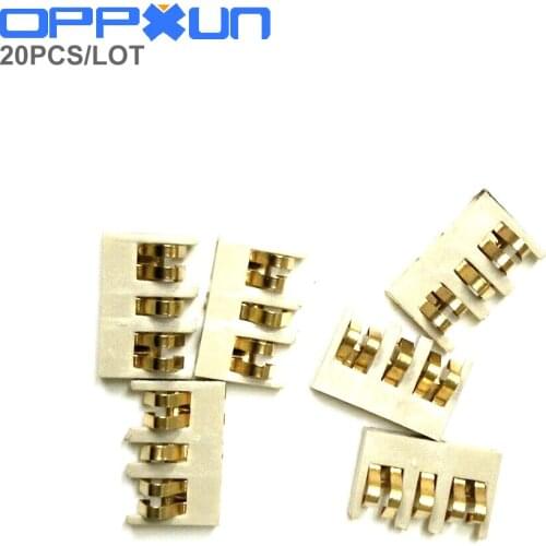 20PCS/lot Power Shrapnel Battery Contact Plate Power Pole For Motorola XPR6300 XPR6500 XPR6550 P8268 GP338D Accessories Parts