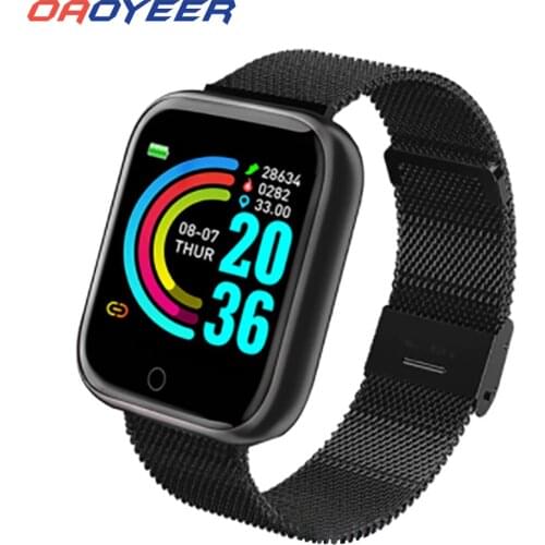 2021 Y68 Smart Watches D20 Fitness Tracker Blood Pressure Smartwatch Heart Rate Monitor Wristwatch For IOS Android