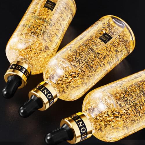24K Gold Hyaluronic Acid Essence Replenishment Moisturize Shrink Pore Brighten Nicotinamide Skin Care Lift Firming Essence