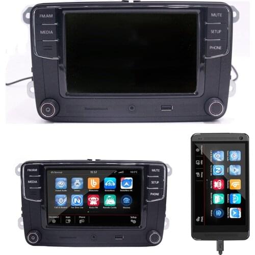 6RD035187A 6.5' RCD330 Plus MIB Radio USB AUX Bluetooth RCD510 RCN210 For VW Polo Golf 5 6 Passat B6 B7 CC Tiguan Jetta MK5 MK6