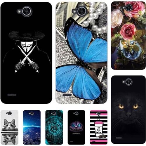 Phone Case For LG X Power 2 Power2 M320 M320N M 320 5.5" Relief Cartoon Case Animal Cat Cover Coque Funda Bag Back Shell