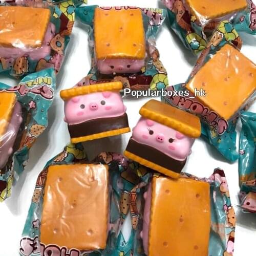 Creamiicandy mashmellow piggys'mores squishy Slow Rising Gift Toy