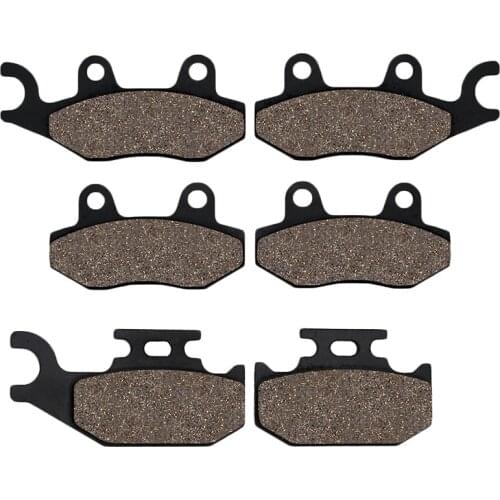 Cyleto Motorcycle Front and Rear Brake Pads for Yamaha YFM 700R YFM700R Raptor YFM 700 2006-2015 YXR450 Rhino YXR 660 2004-2009