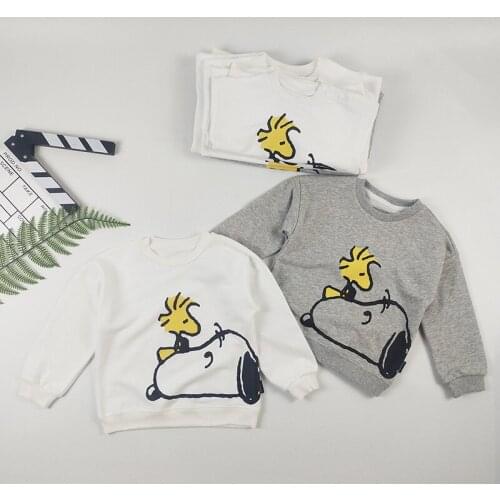 Baby Boys Print T Shirt Childrens Hooded Pullovers T Shirts 2019 Autumn New Toddler Cartoon Casual Top Tees Girls Christmas Top