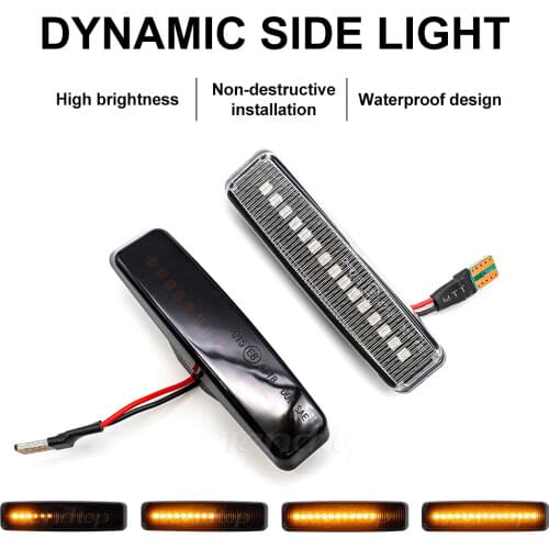 For BMW 5 Series E39 M5 1998-2003 Turn Signal Lamp LED Side Marker Light Side Indicator 12V Panel Lamp Car Repeater