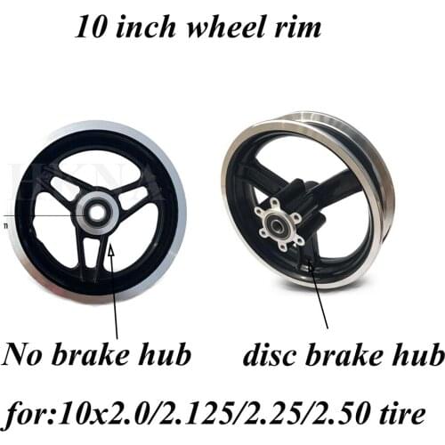 10 Inch Wheel Rim Electric Scooter 10 Inch Aluminum Alloy Wheel Hub for 10x2 10x2.125 10x2.50 10x2.25 Tires Wheels Rims