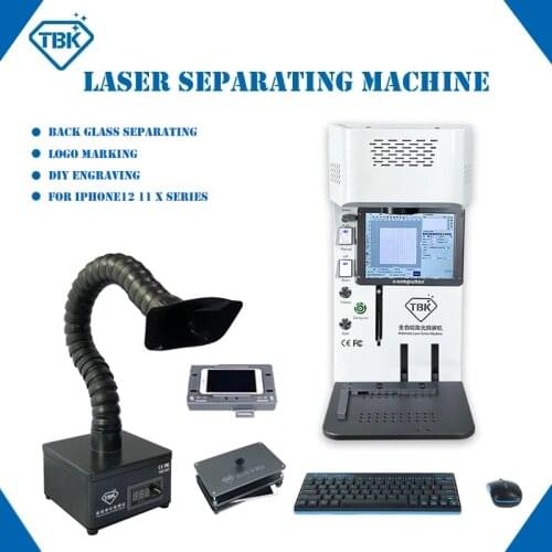 TBK New 958B Laser Separator Back Cover Glass Separating Machine Glue Remover For Iphone12 12Pro 12Pro Max 11 11Pro XS XR XSMAX