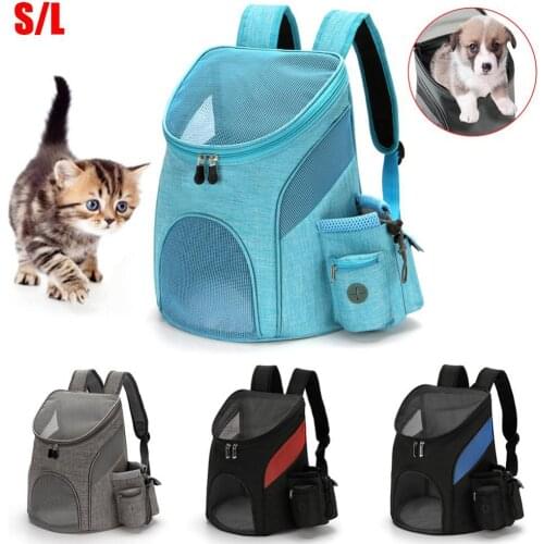 Fashion Portable Breathable Pet Puppy Dog Carrier Backpack Breathable Foldable Outdoor Bag Suitable For Small And Medium Cats