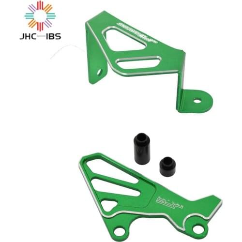 Motorcycle Front Sprocket Cover Guard Protection CNC Rear Brake Caliper Guard Protect For kawasaki KLX250 2005-2020