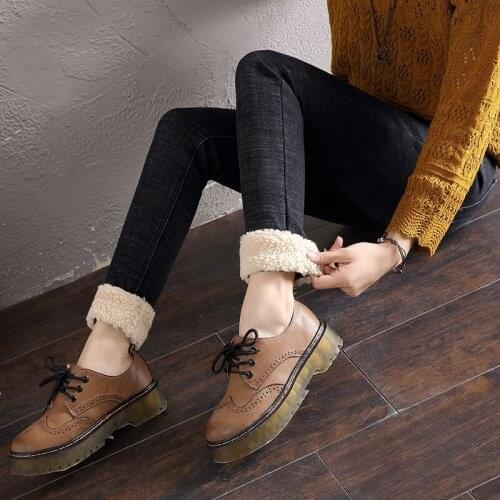 Plus Velvet Lamb Velvet Jeans Womens New Korean Version of The High-waisted Thin Tight-fitting Curled Feet Pencil Pants Winter