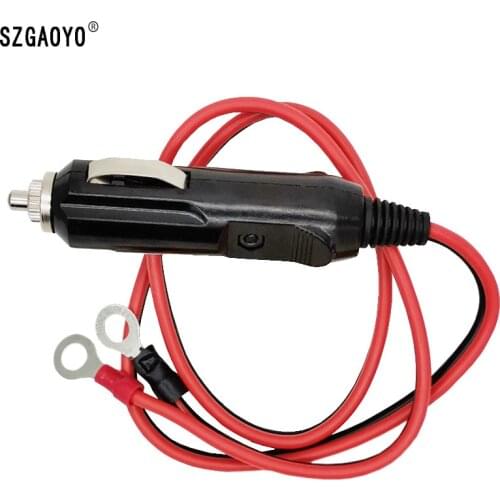 Car 12V15A Truck 24V Charging Plug With Indicator Light Bakelite High-Power Cigarette Cigar Lighter Plug
