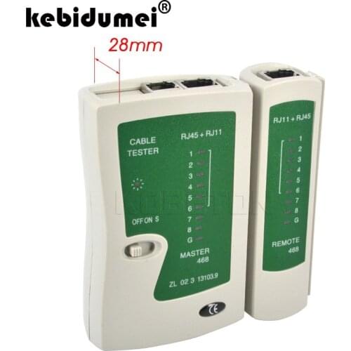 Hot RJ45 RJ11 Cat5 Cat6 LAN Cable Tester Handheld Network Cable Tester Wire Telephone Line Detector Ethernet Tracker Tool Kit