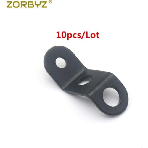 ZORBYZ Wholesale 10Pcs Universal Motorcycle Black Metal Oil Cup Tank Pump Holder Oil Pot Bracket Modification Accessories