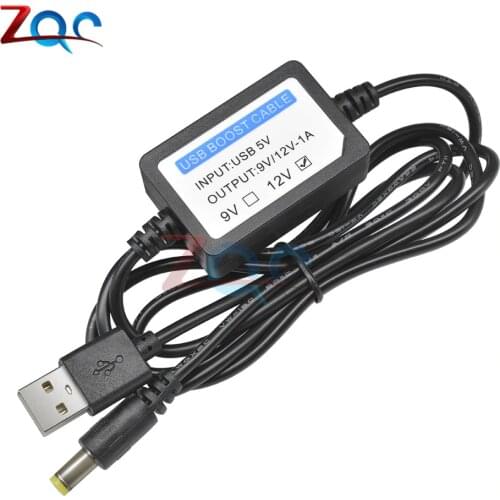 USB Converter DC 5V to DC 9V/12V 1A USB Charge Power Boost Step Up Cable Step UP Adapter Wire With Boost Transformer Component