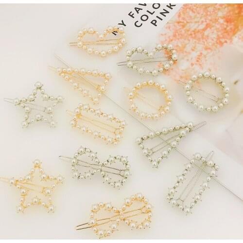 Hair Clip Women Girls Elegant Design Triangular Round Barrette Stick Hairpin Hair Pins Ponytail Head Accessory