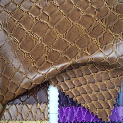 1.0mm factory wholesale/ snakeskin leather fabric/ faux snake skin furniture/ snake skin material/ free shipping/ fast express