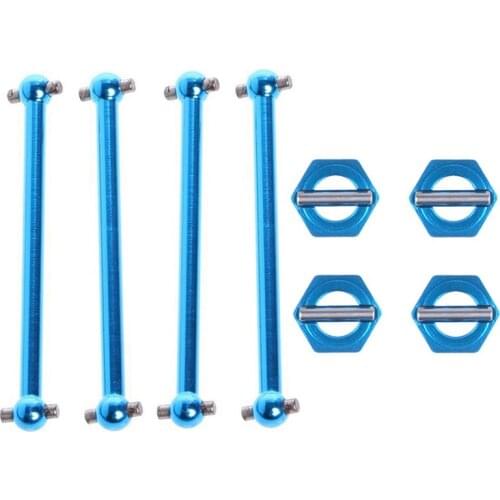 4Pcs for WLtoys A979 F/R Metal Dogbone A959-07 & 1set A949-11 Aluminum Hexagon Wheel Hex Seat Mount Hub Pins 7mm